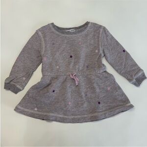 Splendid Gray Star-Patterned Long Sleeve